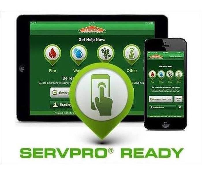 Image of IPAD with SERVPRO Ready Plan APP
